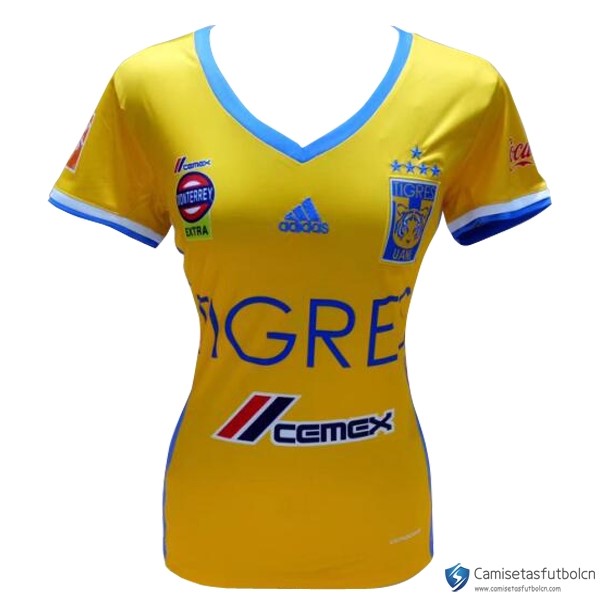 Camiseta Tigres UANL Mujer Primera equipo 2017-18